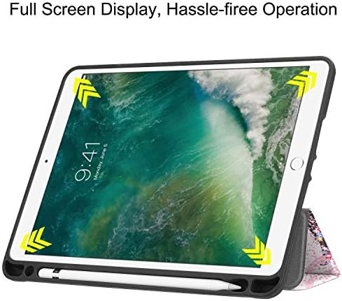 Anvas Kılıf için kalemlik ile iPad Mini 5 2019, hafif İnce Kabuk Ayakta Kapak için Manyetik Kapatma ile iPad Mini