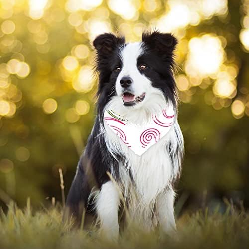 Ayarlanabilir Köpek Bandanalar 2 Parça, Basit Düz Doku Yumuşak Fular için Pet Günlük Giyim, Saçmalamak Önlükler Fular