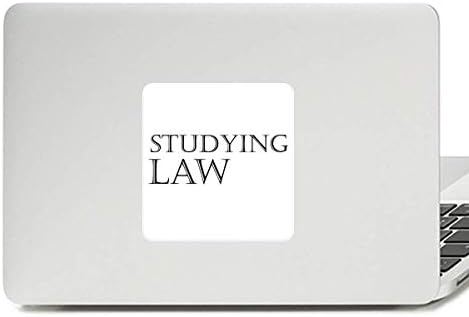 Kısa Cümle Okuyan Hukuk Çıkartması Vinil Paster laptop etiketi PC Dekorasyon