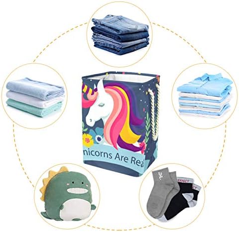 19.3 Bağlantısız çamaşır sepeti Kirli Giysiler Sepet Katlanabilir Ev Kreş Üniversite Daire Ofis Sihirli Tek Boynuzlu