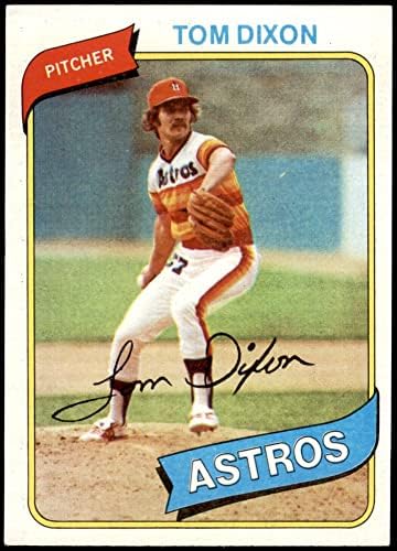 1980 Topps 513 Tom Dixon Houston Astros (Beyzbol Kartı) ESKİ / MT Astros