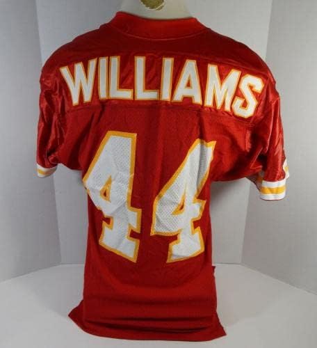 1993 Kansas City Chiefs Harvey Williams 44 Oyunu Yayınlandı Kırmızı Forma DP17327-İmzasız NFL Oyunu Kullanılmış