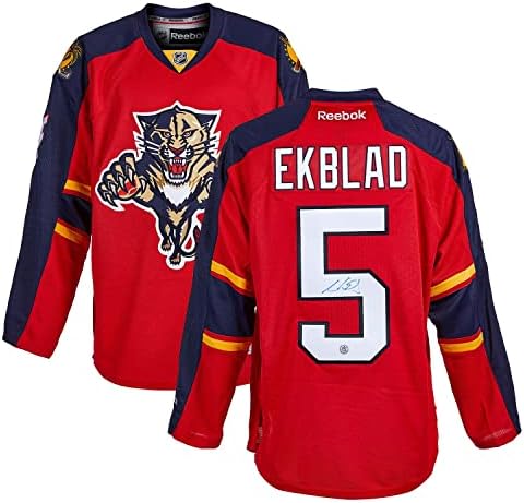 Aaron Ekblad Florida Panthers Çaylak Reebok Forması İmzaladı - İmzalı NHL Formaları
