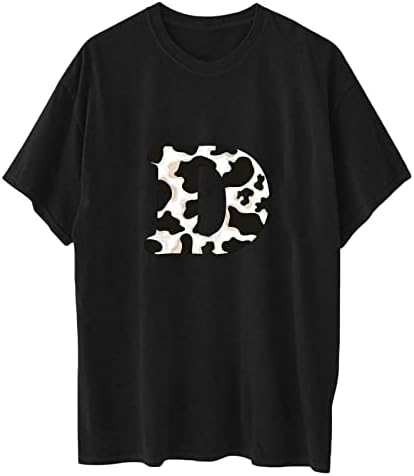 Siyah Sonbahar Yaz pamuklu bluz T Shirt Bayan Kısa Kollu Kapalı Omuz 2023 Giyim Moda Crewneck Grafik Tee CE CE M