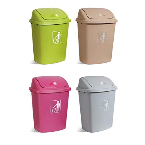 NEOCHY Kapalı Çöp Kutuları Büyük Kapasiteli Açık Kapalı çöp tenekesi Konut Mülkiyeti İç ve Dış Mekanlarda Kullanılabilir
