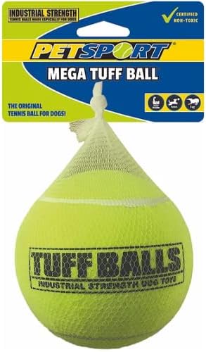 PetSport Mega Tüf Köpek Oyuncak Topu, Sarı, 6