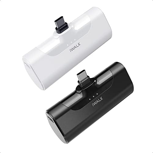 ıWALK LinkPod İstasyonu ve 4500mAh USB-C LinkPod Taşınabilir Şarj Cihazı Siyah + Beyaz (2 Paket)