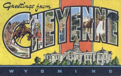 Cheyenne, Wyoming Kartpostalı