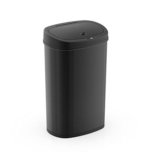 GENİGW Hareket Sensörü Mutfak Çöp Tenekesi Paslanmaz Çelik Çöp Kutuları ( Renk: D, Boyut: 1 )