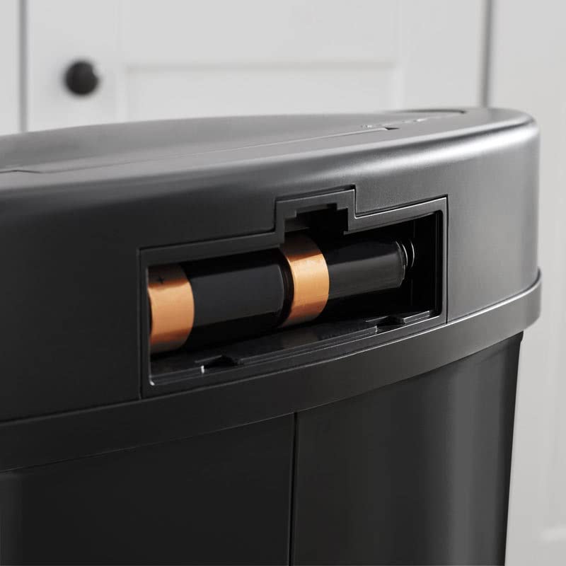GENİGW Hareket Sensörü Mutfak Çöp Tenekesi Paslanmaz Çelik Çöp Tenekeleri ( Renk: E, Boyut: 1 )