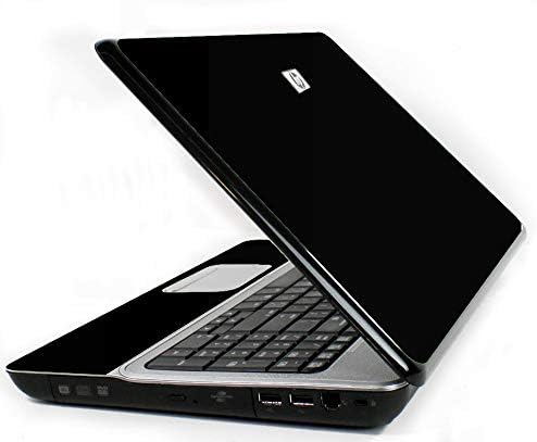 LidStyles Vinil Koruma Cilt Kiti çıkartma ile Uyumlu HP Compaq 6730s (Siyah Deri)
