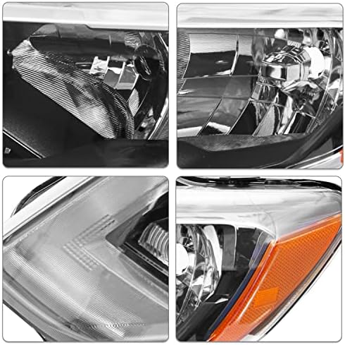 SOCKIR far takımı ile Uyumlu 2017-2019 Nissan Rogue OEM Tarzı w / LED DRL Halojen Far Yolcu ve Sürücü Tarafı