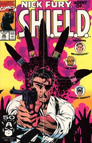 Nick Fury, S. H. I. E. L. D. Ajanı (3. Seri) 24 VF; Marvel çizgi romanı / Kaptan Amerika
