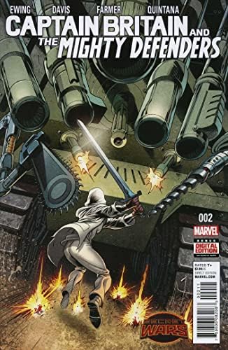 Kaptan Britanya Ve Güçlü Savunucular 2 VF / NM ; Marvel çizgi romanı / Gizli Savaşlar