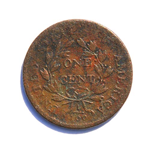 1807 Liberty One Cent Draped Bust Cent Madeni Para 1 Cent Çok İyi Detaylar