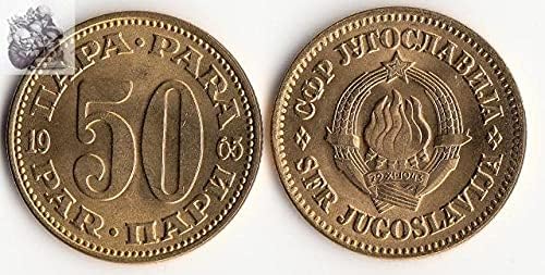 Avrupa Avrupa Yugoslav 50 Pala Sikke 1965 Baskı Yabancı Paralar Hediye Koleksiyonu 20 Pala Sikke 1965 Baskı Yabancı