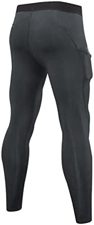 Ymosrh Erkek Pantolon Moda erkek Düz Renk Sweatproof Hızlı Kuru Spor Tayt Yoga Pantolon Streç