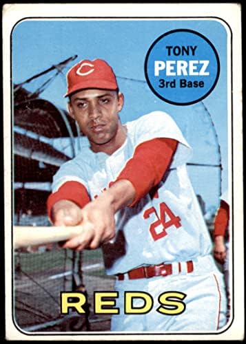 1969 Topps 295 Tony Perez Cincinnati Kırmızıları (Beyzbol Kartı) VG Kırmızıları