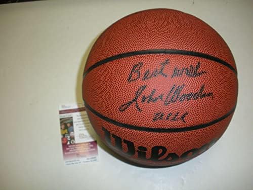 John Wooden Ucla Bruins, Hof Harika 2 Sonuncusu Jsa / coa İmzalı Basketbol - İmzalı Kolej Basketbolları
