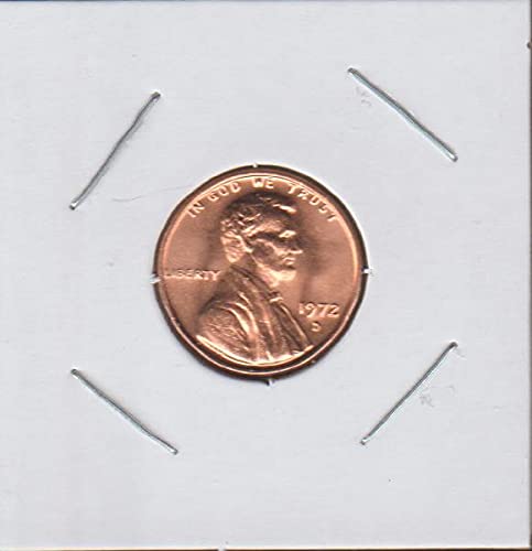 1972 D Lincoln Anıtı (1959-2008) Penny Süper Mücevher Dolaşımsız ABD Darphanesi