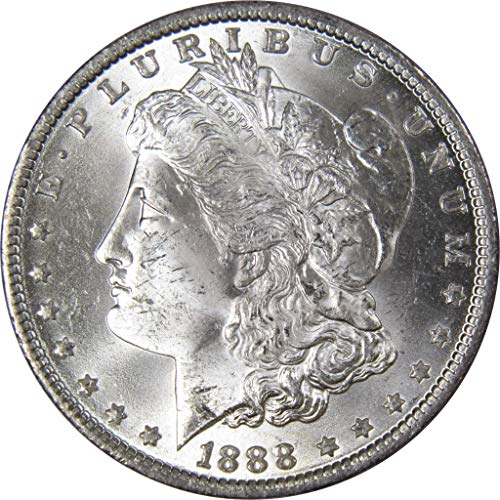 1888 Morgan Dolar BU Seçim Dolaşımsız Nane Devlet 90 % Gümüş $1 ABD Sikke
