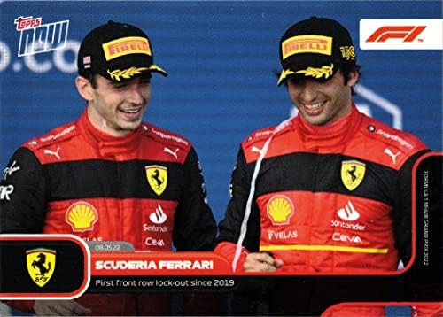 2022 Formula 1 F1 Şimdi 18 Scuderia Ferrari Yarış Kartını Geride Bıraktı-Charles Leclerc ve Carlos Sainz Jr.