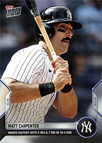 2022 Topps Şimdi 338 Matt Carpenter Beyzbol Kartı Yankees-Sadece 555 yapıldı!