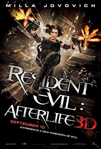 Resident Evil: Öbür Dünya 3D 2010 S/S Film Afişi 11. 5x17