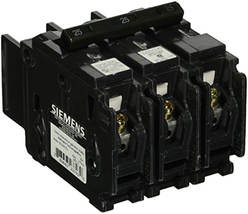 Siemens BQ3B025L 25-Amp Üç Kutuplu 240 Volt 10KAİC Pabuç Giriş/Çıkış Kesici