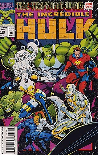 İnanılmaz Hulk, 415 VF / NM ; Marvel çizgi romanı / Troyjan Savaşı 3 Gümüş Sörfçü