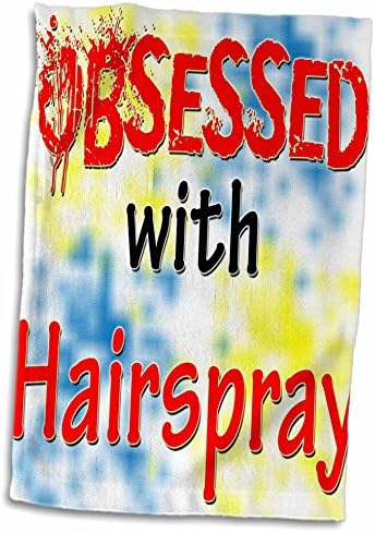 3dRose Sarışın Tasarımlara Takıntılı - Saç Spreyi-Havlulara Takıntılı (twl-241649-3)
