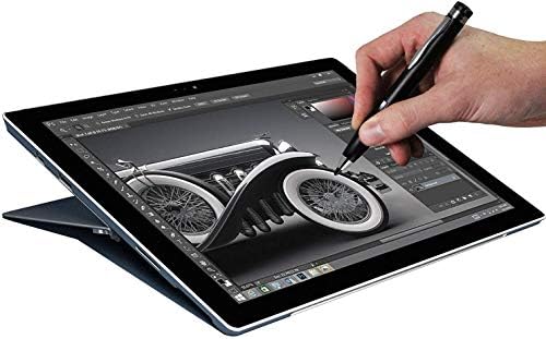 Broonel Siyah Mini İnce Nokta Dijital Aktif Stylus Kalem Dell Chromebook 3100 ile Uyumlu 11.6 2'si 1 arada