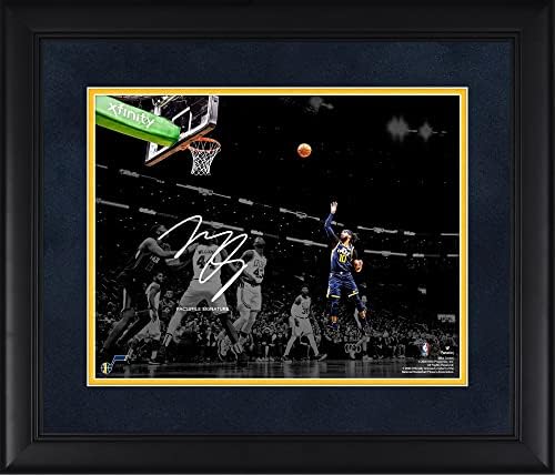Mike Conley Utah Jazz Çerçeveli 11 x 14 Spot Işığı Fotoğrafı-Faks İmzası-İmzalı NBA Sanatı