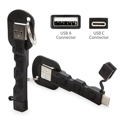 Garmin ınReach Mini 2 için BoxWave Kablosu (BoxWave Kablosu) - USB Tip-C Anahtarlık Şarj Cihazı, Anahtarlık Garmin