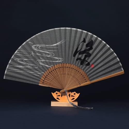 XIALON 1 adet 22 cm Çin Tarzı Pamuk Kenevir Bambu Fan Taşınabilir Küçültmek Bambu El Yapımı Klasik Retro Tarzı