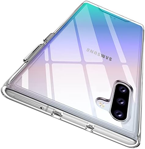 Samsung Galaxy Note 10 Kılıf için Rayboen Kristal Berraklığında Tasarlanmış Kauçuk Samsung Note 10 Kılıf Sert PC Arka